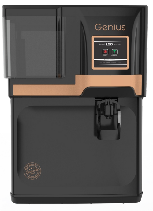 AURA PURE X Genius RO Water Purifier - Black Gold